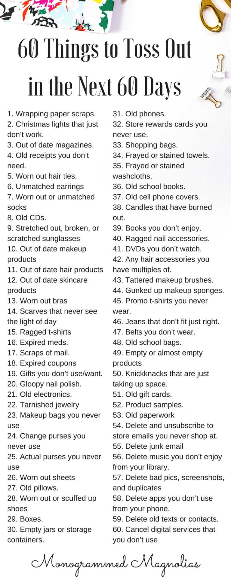 60 Things in 60 Days